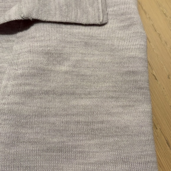 Reiss wicker brown melange polo merino wool sweater - Picture 6 of 6